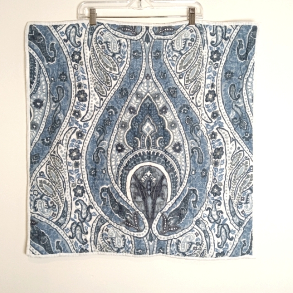 Pottery Barn Quilted Euro Sham 26" Square